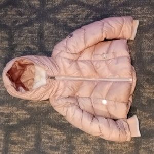 Michael kors pink winter jacket 3T